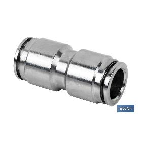EMPALME RAPIDO METALICO RECTO T-12 VENTA UNITARIA