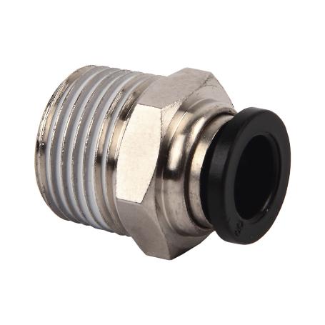 RACOR ROSCADO RECTO T-6, R-5MM   CAJA 5 UNID.