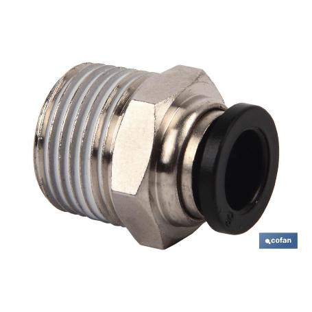 RACOR ROSCADO RECTO T-6, R-3/8 VENTA UNITARIA