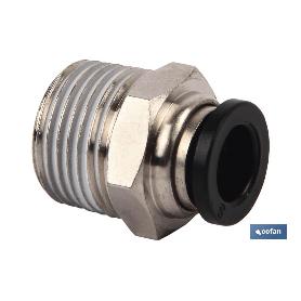 RACOR ROSCADO RECTO T-8, R-1/8 VENTA UNITARIA