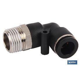 RACOR ROSCADO CODO PLASTICO T-14, R-1/2 VENTA UNITARIA