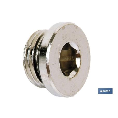 TAPON ALLEN ROSCA MACHO CON TORICA R-1/2 VENTA UNITARIA
