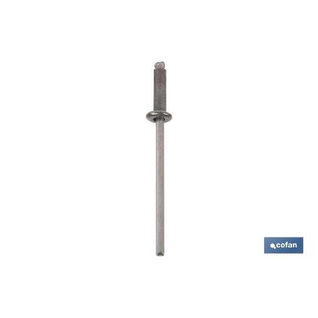 REMACHE ACERO INOX. A-2  3.2 X 14 MM   CAJA 1000 UNID.