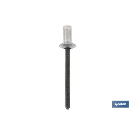 REMACHE ALUMINIO ESTANCO 4,8 X 25 MM   CAJA 250 UNID.