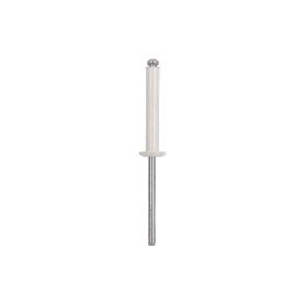 REMACHE ALUMINIO NORMAL BLANCO 4.8 X 30 MM   CAJA 250 UNID.