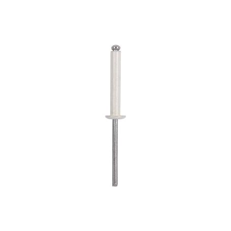 REMACHE ALUMINIO NORMAL BLANCO 4.8 X 30 MM   CAJA 250 UNID.