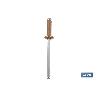 REMACHE COBRE ACERO 4 X 12 MM   CAJA 500 UNID.