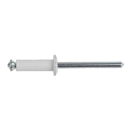 REMACHE DE FLOR BLANCO 4 X 16 MM   CAJA 500 UNID.