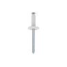 REMACHE FLOR ALA ANCHA 4 X 20 MM BLANCO   CAJA 500 UNID.