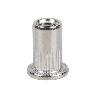 TUERCAS REMACHABLES RANURADAS ANCHAS INOX A-2 M5   CAJA 500 UNID.