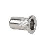 TUERCAS REMACHABLES RANURADAS ANCHAS INOX A-2 M6   CAJA 500 UNID.