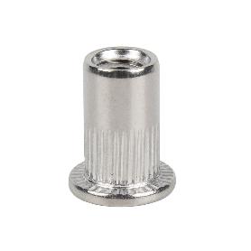 TUERCAS REMACHABLES RANURADAS ANCHAS INOX A-2 M8   CAJA 250 UNID.