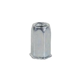 TUERCAS REMACHABLES HEXAGONAL CABEZA REDUCIDA ACERO M6   CAJA 500 UNID.