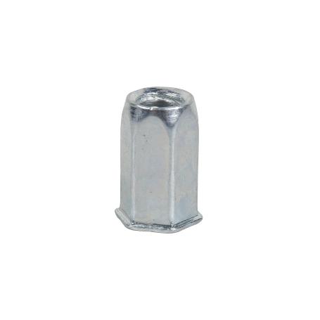 TUERCAS REMACHABLES HEXAGONAL CABEZA REDUCIDA ACERO M8   CAJA 250 UNID.