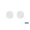 SET DE 2 PCS. PARA SANITARIO WC TACO LARGO 6 X 80 MM INOX.