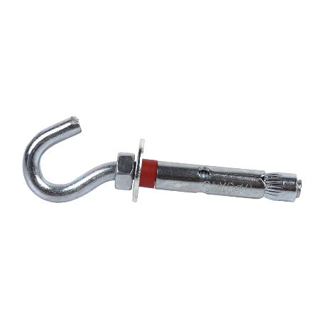 ANCLAJE METALICO C/GANCHO 8/10X60   CAJA 50 UNID.
