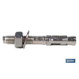TACO ANCLAJE MTC  M 6X160  INOX   CAJA 100 UNID.