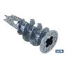 TACO ZAMAK 13X32 PARA PLACAS C/TORNILLO 4,2X32 VENTA UNITARIA