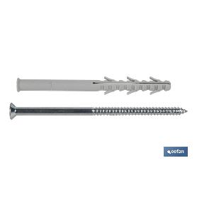 TACO LARGO DE GOLPE CON TORNILLO TORX Ø10 X 120 MM   CAJA 50 UNID.