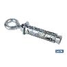 ANCLAJE ZAMAK HPM M8 X 50 CON ARGOLLA   CAJA 50 UNID.