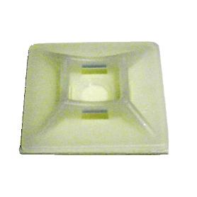 BASE ADHESIVA BRIDAS 25X25   CAJA 100 UNID.
