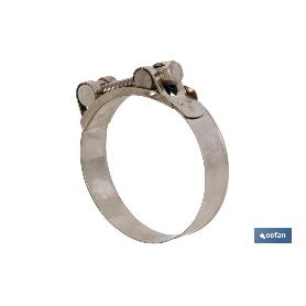 ABRAZADERA SUPER INOX 304 M 86-91 VENTA UNITARIA