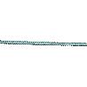 BOBINA CORDON TRENZADO POLI 5 MM 200 MTS BCO/AZUL