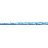 BOBINA CORDON TRENZADO POLI 5 MM 200 MTS BCO/AZUL