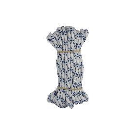 MADEJA CUERDA TRENZADA POLI 8MM 10M BLANCO