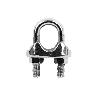 SUJETACABLES ACERO INOXIDABLE M-6   CAJA 20 UNID.