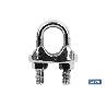 SUJETACABLES ACERO INOXIDABLE M-8 VENTA UNITARIA