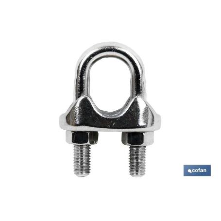 SUJETACABLES ACERO INOXIDABLE M-12 VENTA UNITARIA