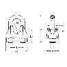 SUJETACABLES ACERO INOXIDABLE M-14   CAJA 5 UNID.