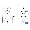 SUJETACABLES ACERO INOXIDABLE M-14 VENTA UNITARIA