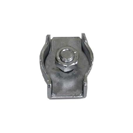 SUJETACABLES PLANO SIMPLE M-5 INOX   CAJA 10 UNID.