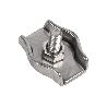 SUJETACABLES PLANO SIMPLE M-5 INOX   CAJA 10 UNID.