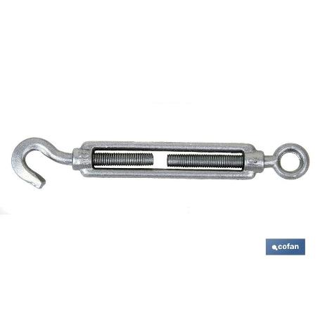TENSOR GANCHO-ANILLA INOX M-5 VENTA UNITARIA
