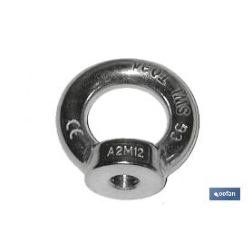 ANILLA ELEVACIÓN HEMBRA DIN 582 INOX M-8 VENTA UNITARIA