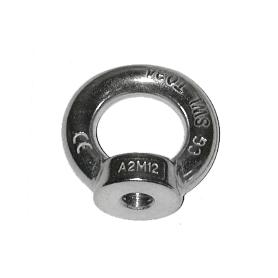 ANILLA ELEVACIÓN HEMBRA DIN 582 INOX M-12   CAJA 5 UNID.