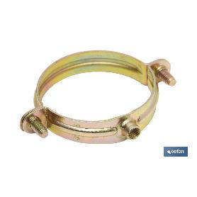 ABRAZADERA METALICA M-6 PARA TUBO  10MM. VENTA UNITARIA