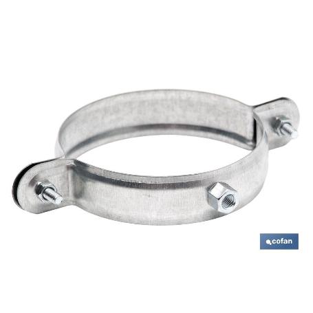 ABRAZADERA  METALICA M-8 PARA TUBO 63MM VENTA UNITARIA