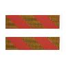 CONJUNTO 2 PLACAS DE REMOLQUE ALUMINIO 56,5X14