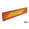 PLACA V-6 VEHICULOS LARGOS 1130X200MM.