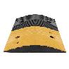 REDUCTOR VELOCIDAD AMAR/NEGRO 500X350X50 MM