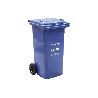 CONTENEDOR 2 RUEDAS 120 LITROS COLOR AMARILLO