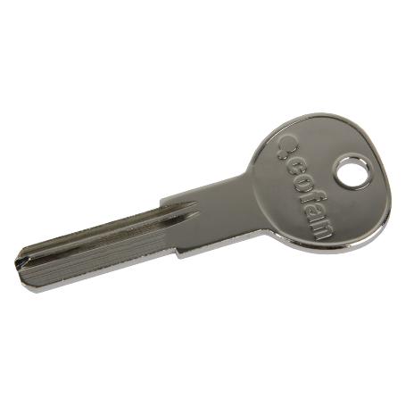 LLAVE EN BRUTO PARA CILINDRO DE SEGURIDAD   CAJA 5 UNID.