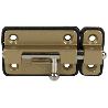 PASADOR BASE PLÁSTICO DORADO 80 MM   CAJA 15 UNID.