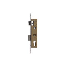 CERRADURA EMBUTIR+CERRADERO D85 E30 F22 NÍQUEL (P/METAL)