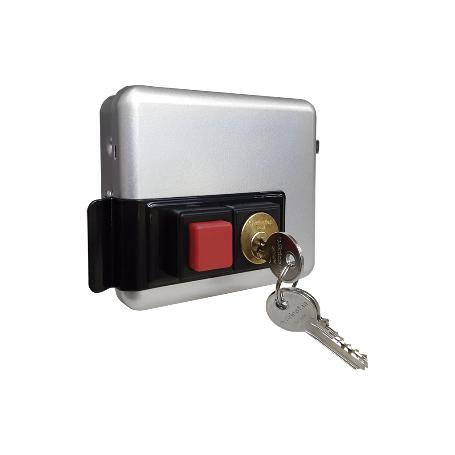 CERRADURA ELÉCTRICA+CERRADERO C/ PULSADOR- DERECHA