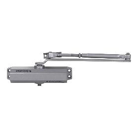 CIERRAPUERTAS CON RETENCIÓN-40/65KGS-ACABADO PLATA